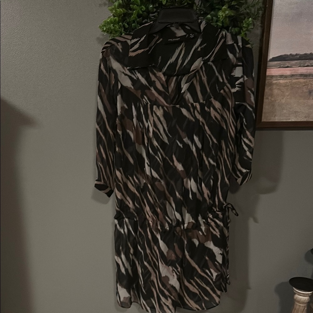 Stylish Black and Brown Women's Dress